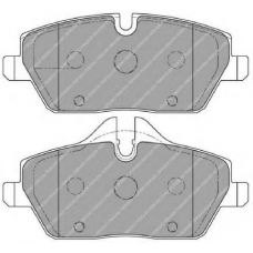 FDS1747 FERODO Комплект тормозных колодок, дисковый тормоз