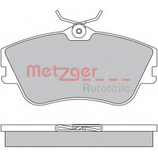1170389 METZGER Комплект тормозных колодок, дисковый тормоз