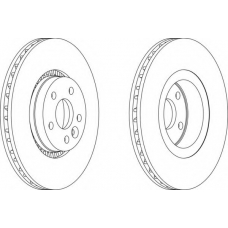 DDF1607 FERODO Тормозной диск