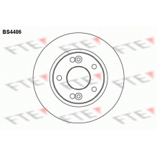 BS4406 FTE Тормозной диск