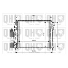 QME1002 QUINTON HAZELL Модуль охлаждения