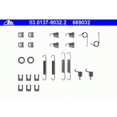 03.0137-9032.2 ATE Комплектующие, тормозная колодка