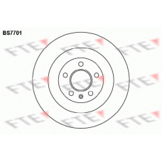 BS7701 FTE Тормозной диск