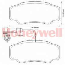 573318B BENDIX Комплект тормозных колодок, дисковый тормоз