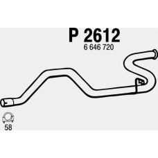 P2612 FENNO Труба выхлопного газа