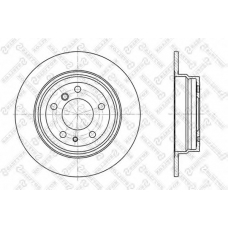 6020-1520-SX STELLOX Тормозной диск