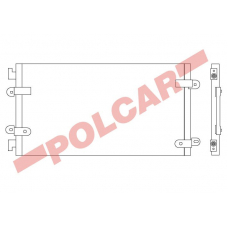 3022K83X POLCAR Skraplacze klimatyzacji