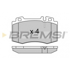 BP2986 BREMSI Комплект тормозных колодок, дисковый тормоз