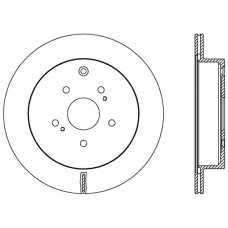 BDA2568.20 OPEN PARTS Тормозной диск