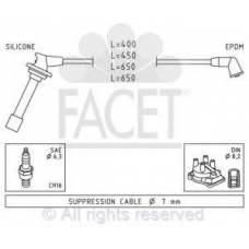 4.9414 FACET Ккомплект проводов зажигания