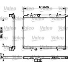 732801 VALEO Радиатор, охлаждение двигателя