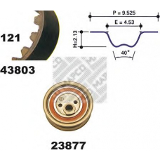 23814 MAPCO Комплект ремня грм