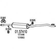 01.57410 MTS Средний глушитель выхлопных газов