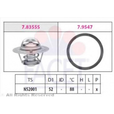 7.8355 FACET Термостат, охлаждающая жидкость