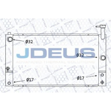 028M53 JDEUS Радиатор, охлаждение двигателя