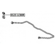 0123-LC80R ASVA Тяга / стойка, стабилизатор