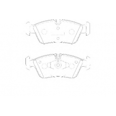 WBP23935A WAGNER LOCKHEED Комплект тормозных колодок, дисковый тормоз
