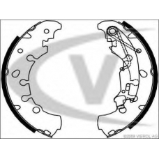V40-0614 VEMO/VAICO Комплект тормозных колодок