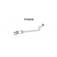TY70378 VENEPORTE Предглушитель выхлопных газов