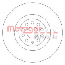 23-1243C METZGER Тормозной диск