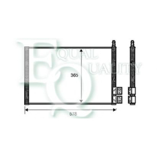 CO0330 EQUAL QUALITY Конденсатор, кондиционер