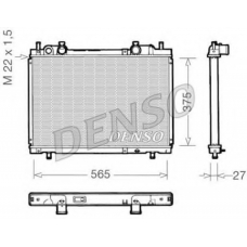 DRM09025 DENSO Радиатор, охлаждение двигателя