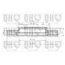 BDC5190 QUINTON HAZELL Тормозной диск