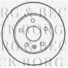 BBD4641 BORG & BECK Тормозной диск