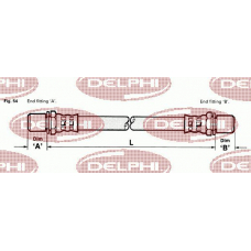 LH2209 DELPHI Тормозной шланг