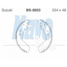 BS-8923 KAVO PARTS Комплект тормозных колодок