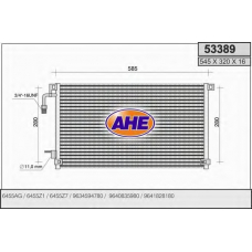 53389 AHE Конденсатор, кондиционер