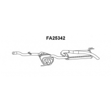 FA25342 VENEPORTE Глушитель выхлопных газов конечный