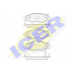 181587 ICER Комплект тормозных колодок, дисковый тормоз