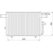 350203224000 MAGNETI MARELLI Конденсатор, кондиционер