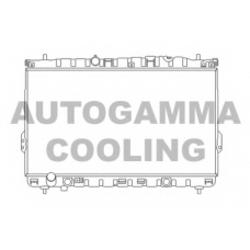 103362 AUTOGAMMA Радиатор, охлаждение двигателя