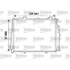 734796 VALEO Радиатор, охлаждение двигателя