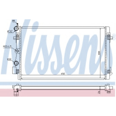65293 NISSENS Радиатор, охлаждение двигателя