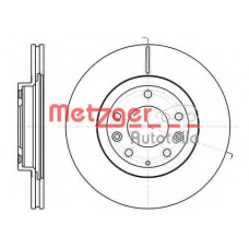 6110541 METZGER Тормозной диск