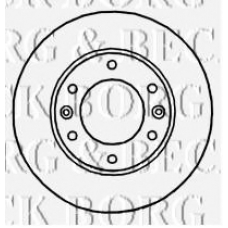 BBD5927S BORG & BECK Тормозной диск