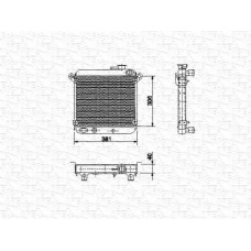 350213452000 MAGNETI MARELLI Радиатор, охлаждение двигателя