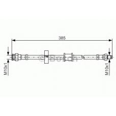 1 987 476 459 BOSCH Тормозной шланг