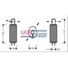 8910401 KUHLER SCHNEIDER Осушитель, кондиционер