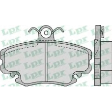 05P1107 LPR Комплект тормозных колодок, дисковый тормоз