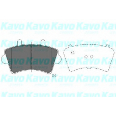 KBP-6563 KAVO PARTS Комплект тормозных колодок, дисковый тормоз