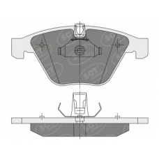 SP 355 PR SCT Комплект тормозных колодок, дисковый тормоз
