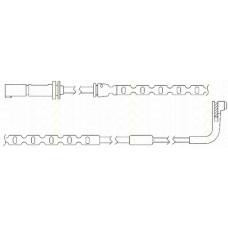 8115 11041 TRISCAN Сигнализатор, износ тормозных колодок