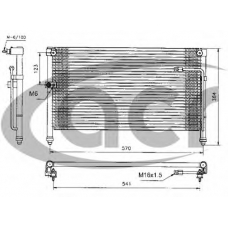 300268 ACR Конденсатор, кондиционер