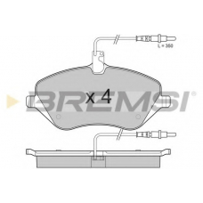 BP3181 BREMSI Комплект тормозных колодок, дисковый тормоз