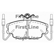 FBP3012 FIRST LINE Комплект тормозных колодок, дисковый тормоз