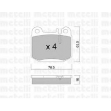 22-0564-0 METELLI Комплект тормозных колодок, дисковый тормоз